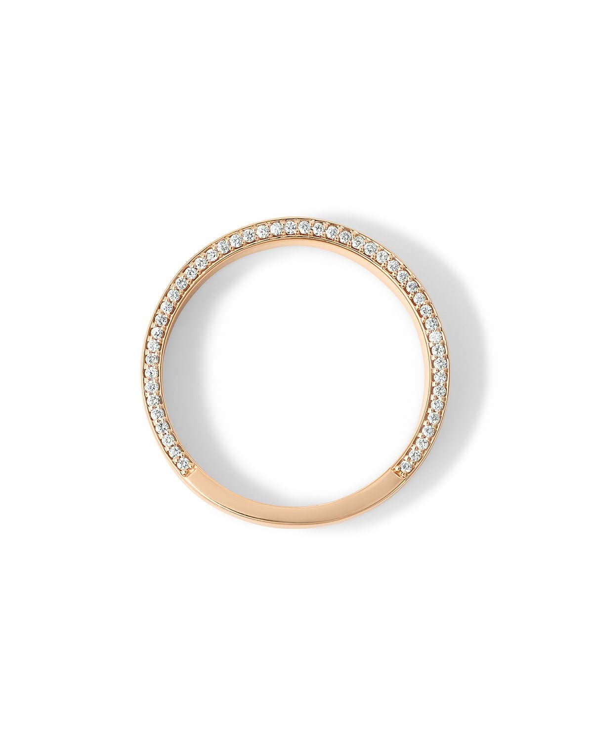 7mm Flat Polish Band with Diamond Edges - PBD Rings