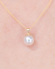 7mm Freshwater Pearl Necklace 14k Yellow Gold Necklaces Princess Bride Diamonds 