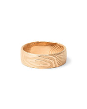 7mm Wood Pattern Men's Band - PBD Rings