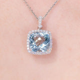 8.65ct Aquamarine Necklace Necklaces Princess Bride Diamonds 