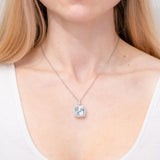 8.65ct Aquamarine Necklace Necklaces Princess Bride Diamonds 