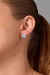 8.04ct F-VS1 Core Round Lab Diamond Martini Studs