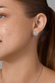 8.04ct F-VS1 Core Round Lab Diamond Martini Studs