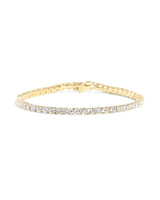 8ct Diamond Tennis Bracelet Yellow Gold