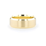 8mm Satin Center Bevel Edge Rings Princess Bride Diamonds 