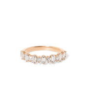 4.2mm Baguette & Round Floating Diamond Band