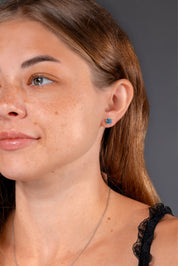 Blue Topaz Studs