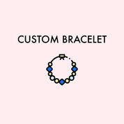 Custom Beaded Halo Ruby Bracelet for Erin (11/5/25 - CB)