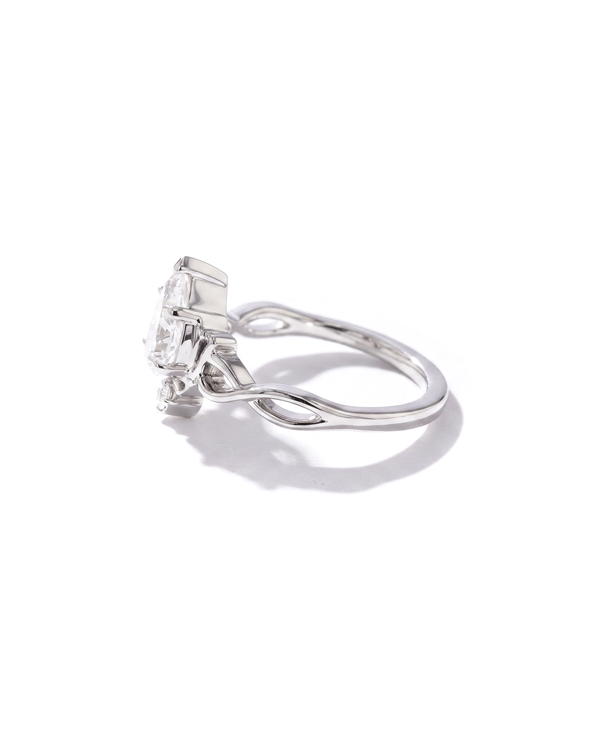 Diamond Lotus Ring