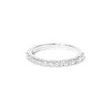 Double Prong East West Radiant Floating Diamond Ring