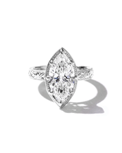 Georgia Marquise Hand Engraved