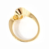 Half Bezel Tension Set Engagement Ring