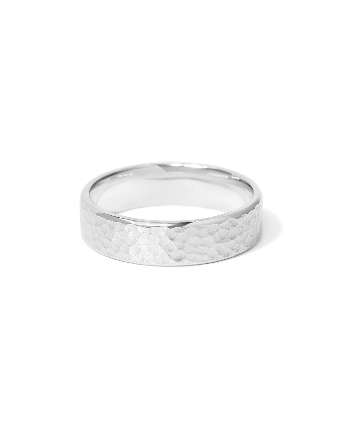 8mm Hammered Band