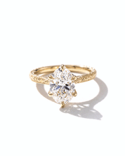 2.03ct D-VVS1 Oval Lab Diamond Six Prong Victoria