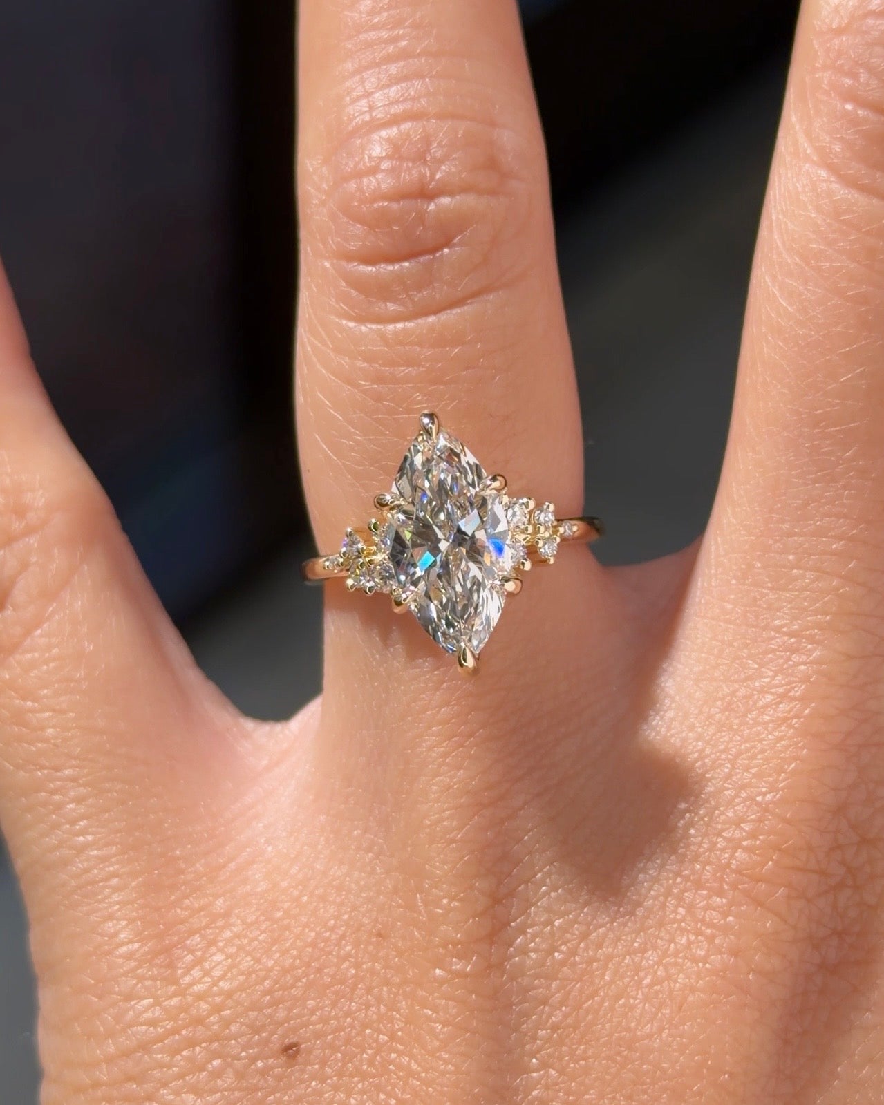 2.53ct F-VVS2 Marquise Lab Diamond Nova