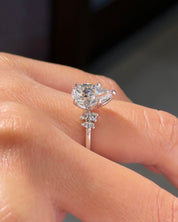 2.07ct E-VS1 Pear Lab Diamond Nova