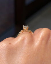 1.01ct D-VVS1 Oval Lab Diamond Nova