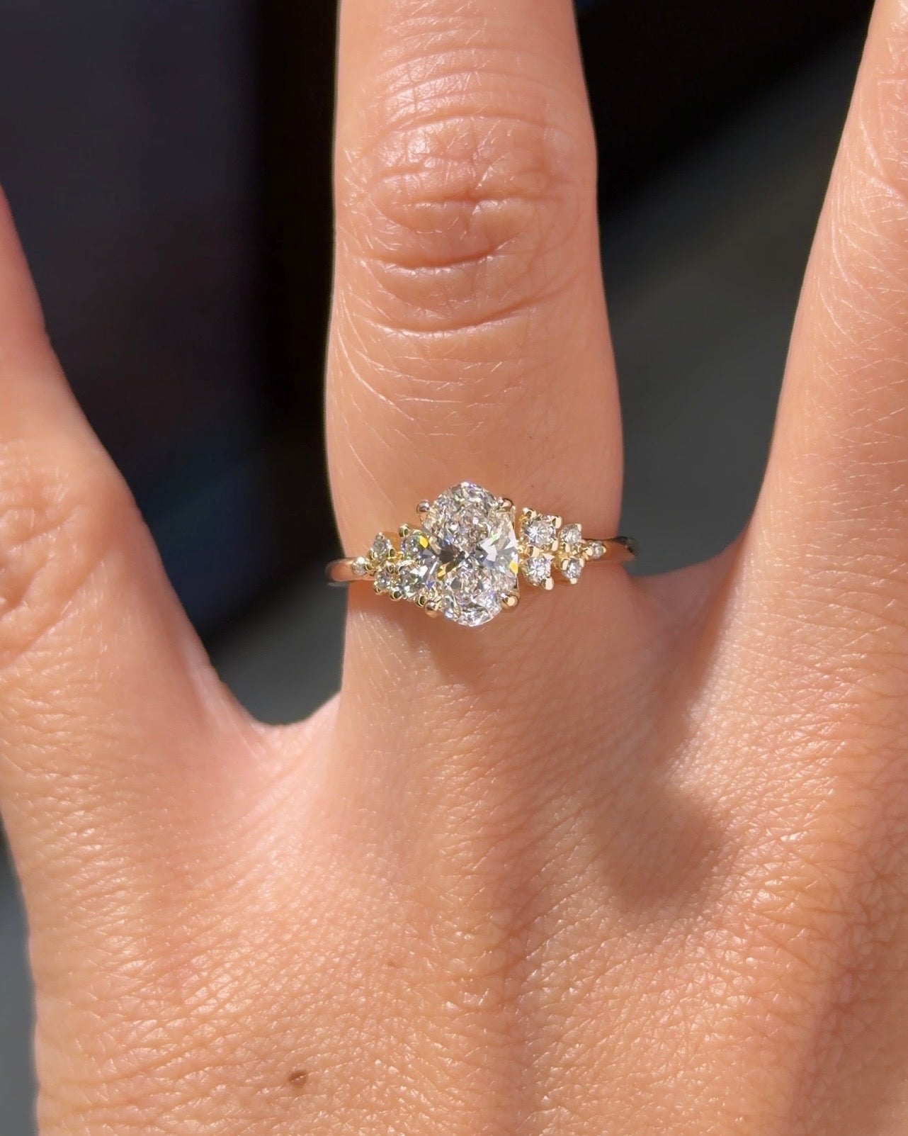 1.01ct D-VVS1 Oval Lab Diamond Nova