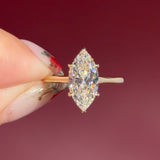 2.03ct D-VVS2 Marquise Lab Diamond Stella