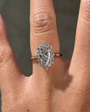1.57ct F-VVS2 Marquise Lab Diamond Duchess