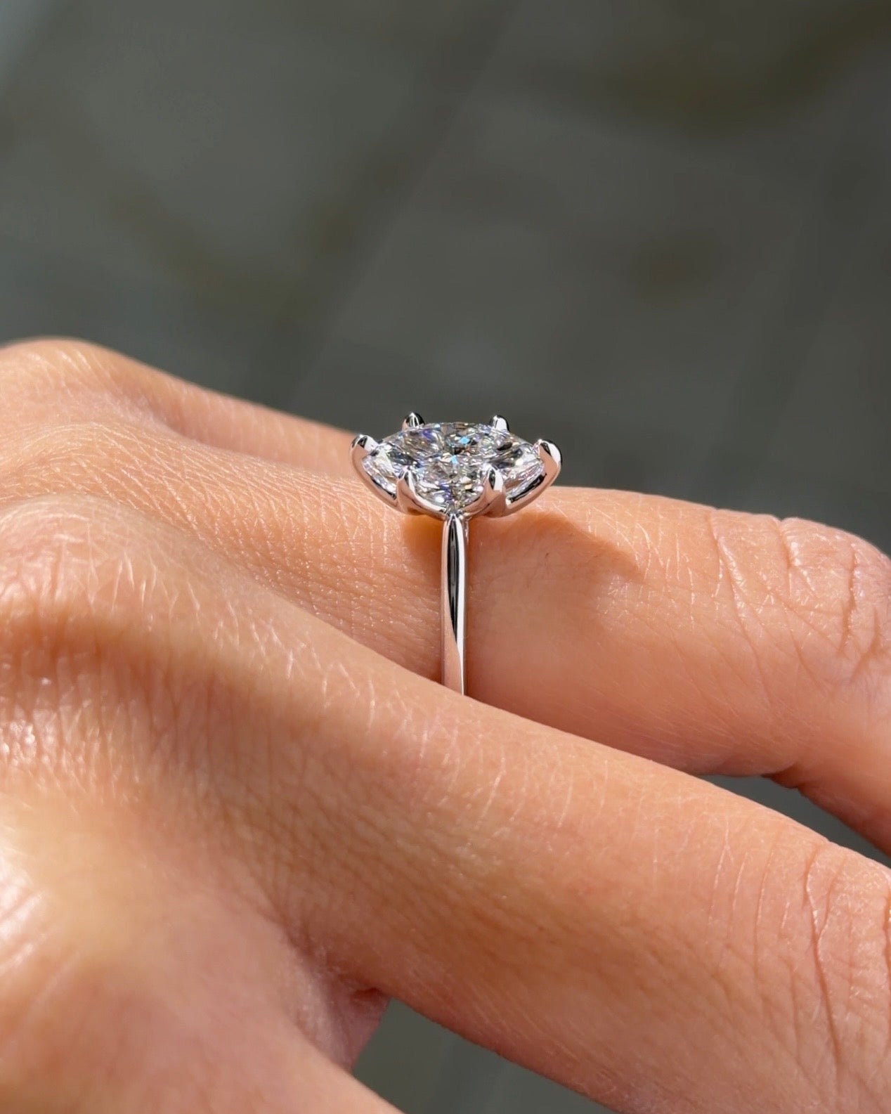 1.21ct D-VVS1 Marquise Lab Diamond Victoria