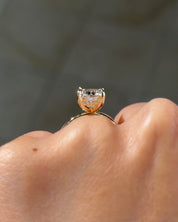 4.05ct F-VS1 Cushion Lab Diamond Kayla