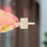 2.11ct D-VS1 Radiant Lab Diamond Stephanie
