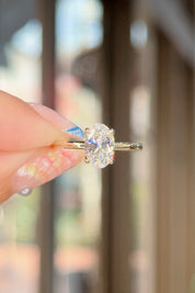 1.25ct D-VS1 Oval Lab Diamond Caraline