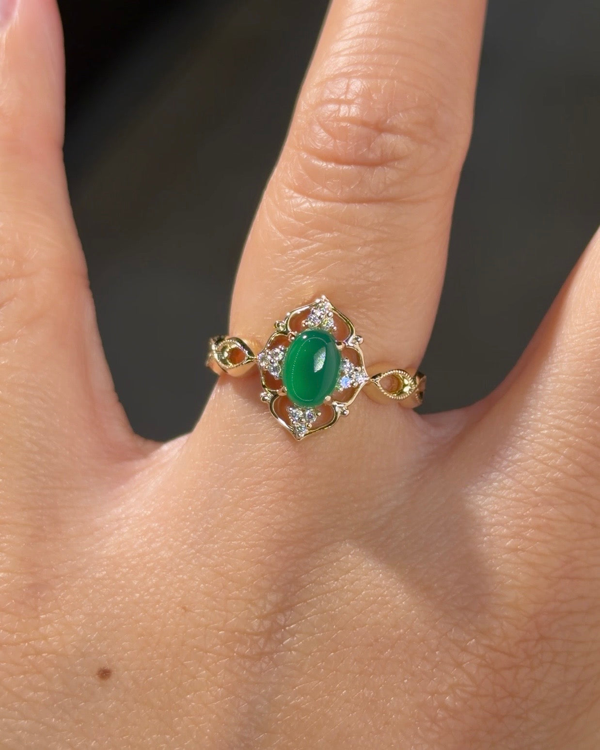 Lucky Jade Ring