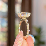 2.59ct D-VS1 Radiant Lab Diamond Daisy