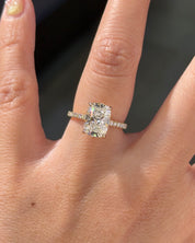 3.02ct D-VVS2 Cushion Lab Diamond Alice