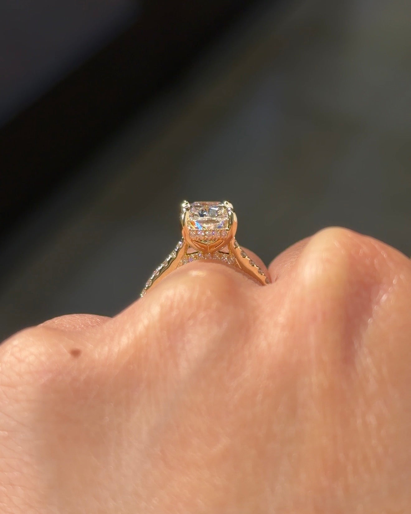 3.02ct D-VVS2 Cushion Lab Diamond Alice