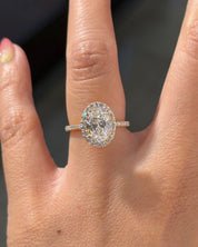 1.82ct D-VVS1 Oval Lab Diamond Angela