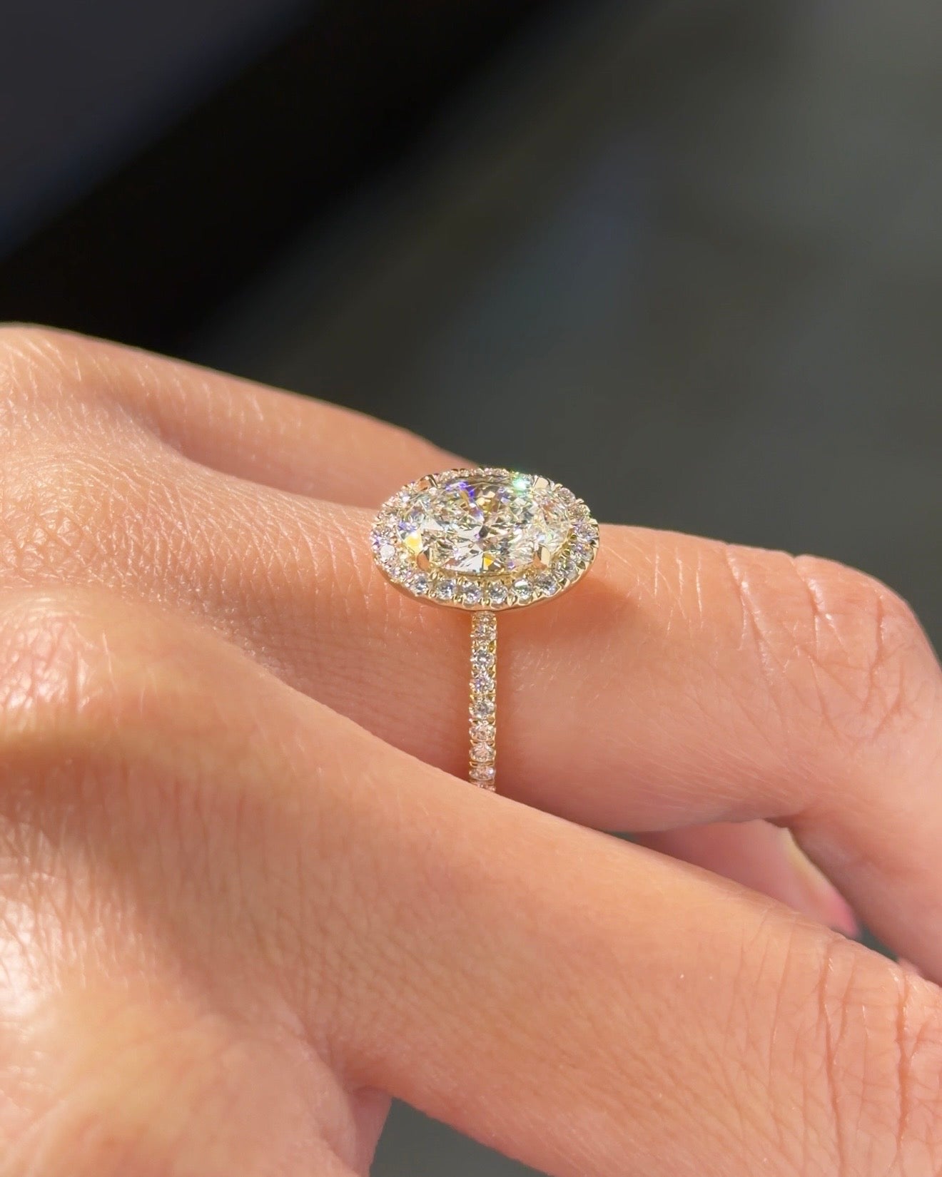1.82ct D-VVS1 Oval Lab Diamond Angela