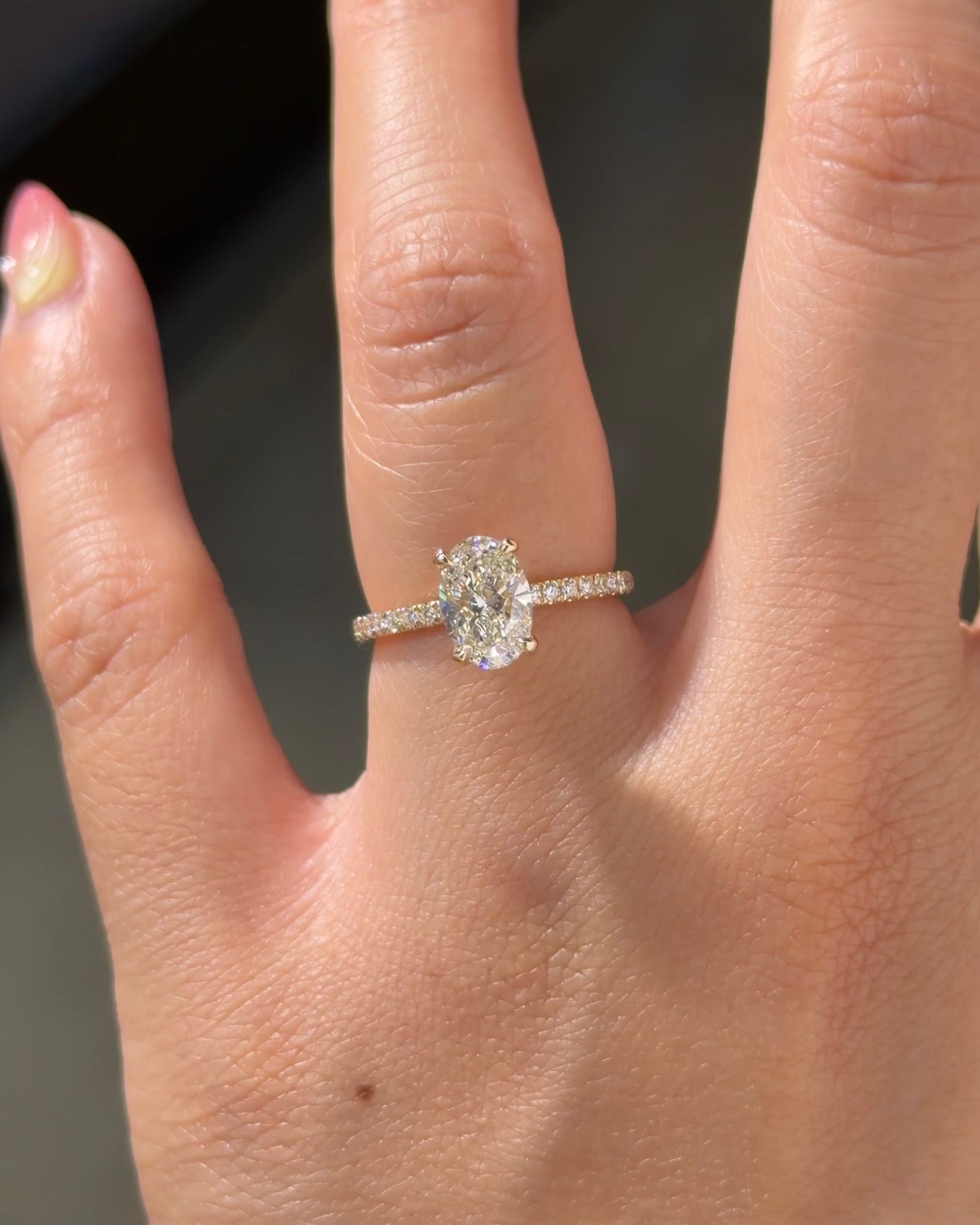 1.24ct D-VS1 Oval Lab Diamond Stephanie