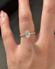 1.24ct D-VS1 Oval Lab Diamond Stephanie