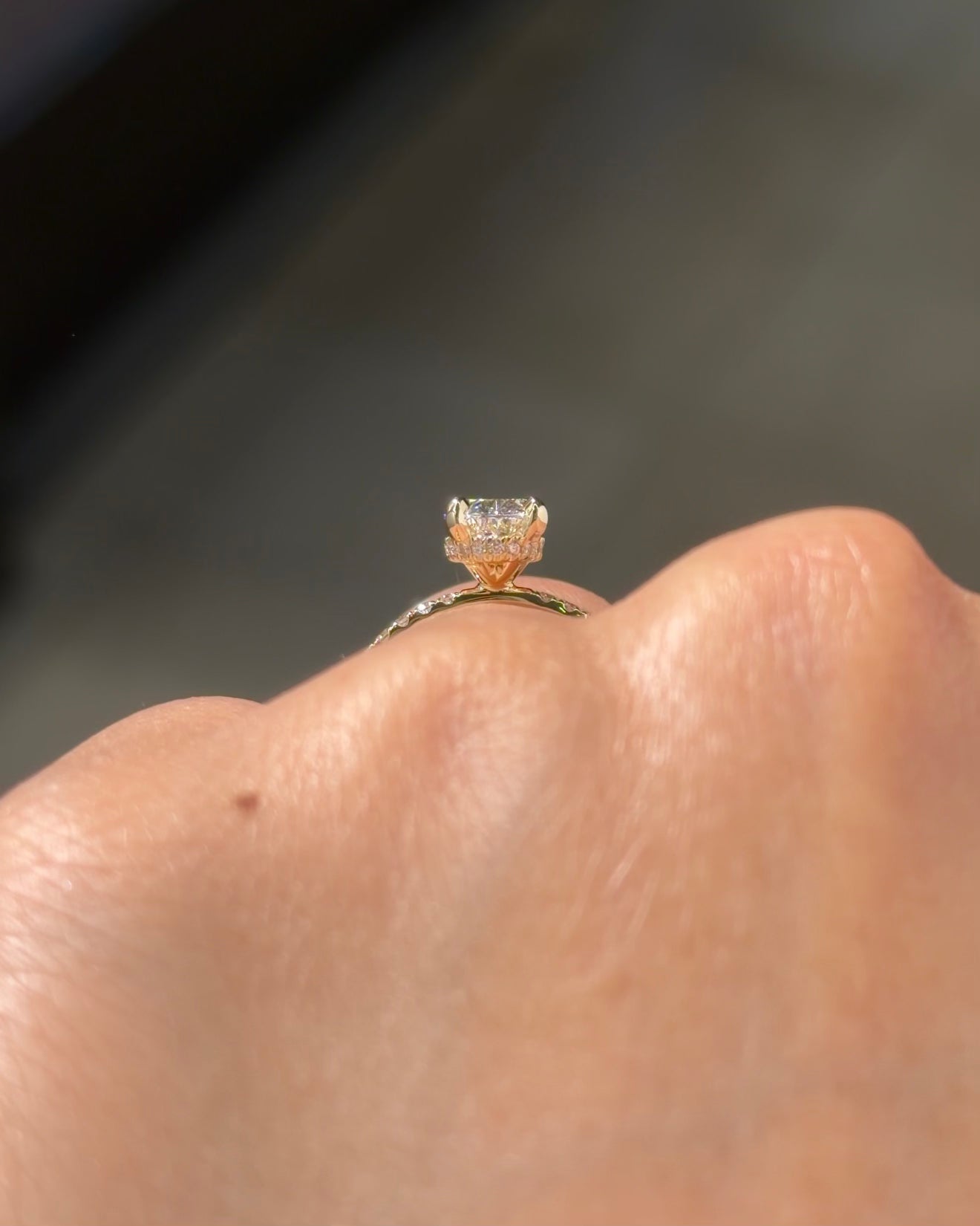 1.24ct D-VS1 Oval Lab Diamond Stephanie