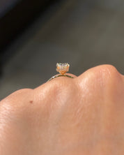 1.24ct D-VS1 Oval Lab Diamond Stephanie