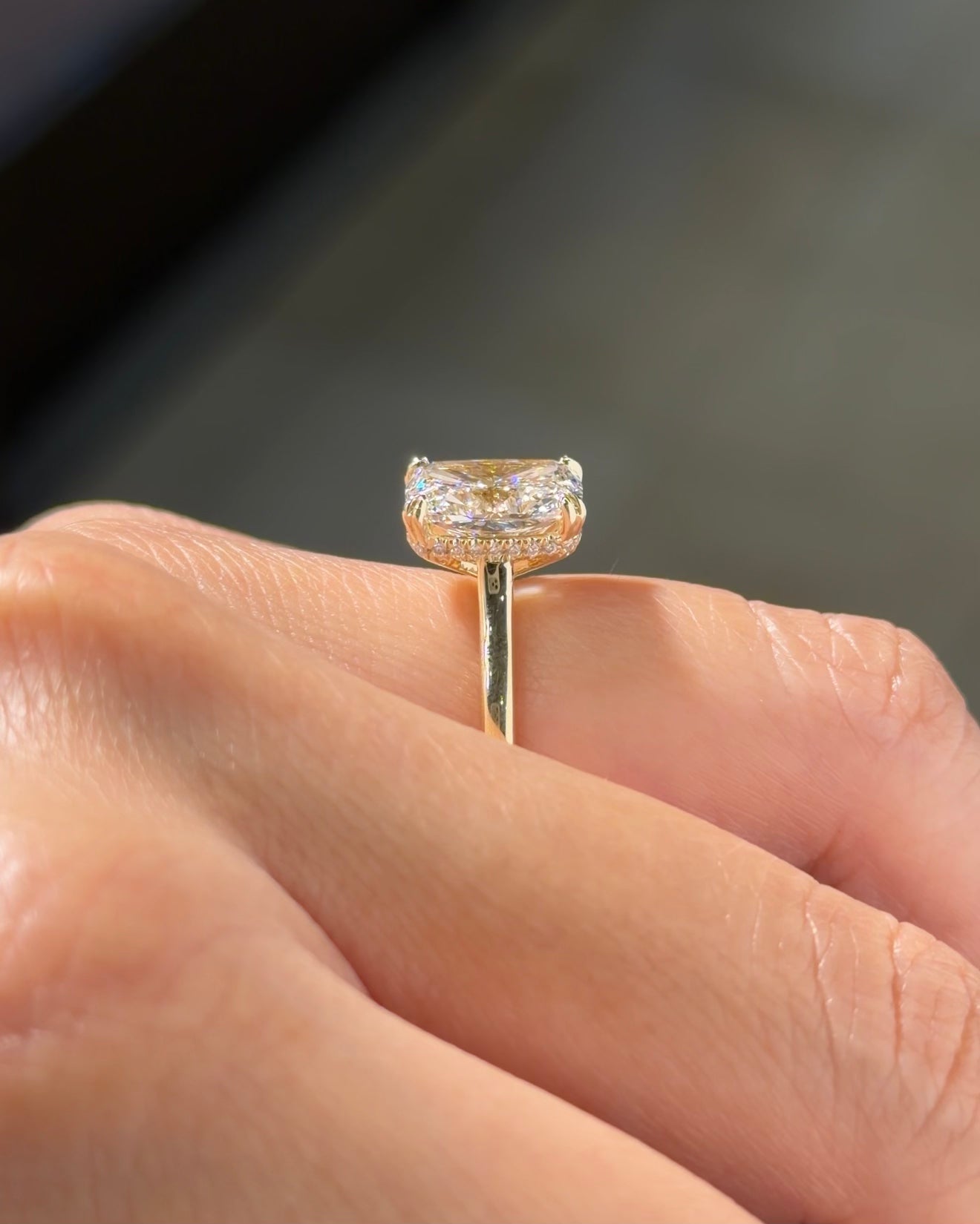 3.06ct D-VS1 Cushion Lab Diamond Alice