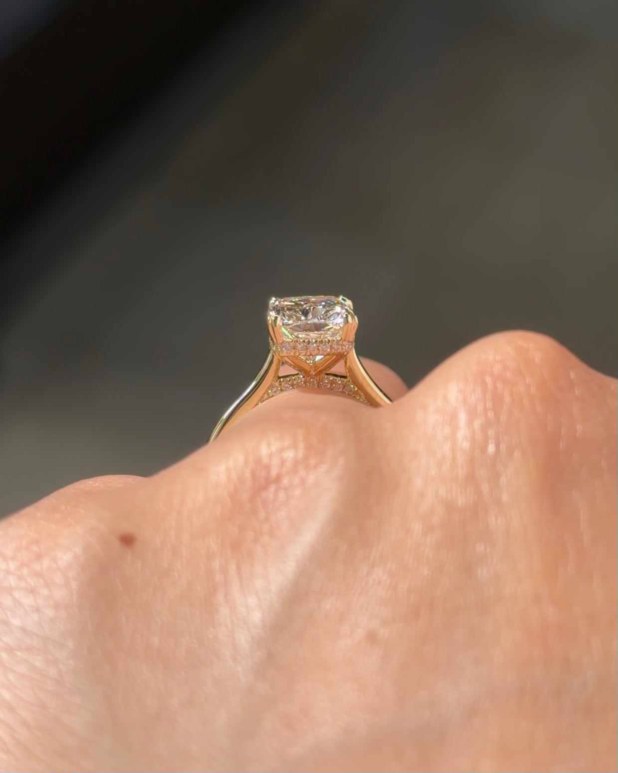 3.06ct D-VS1 Cushion Lab Diamond Alice