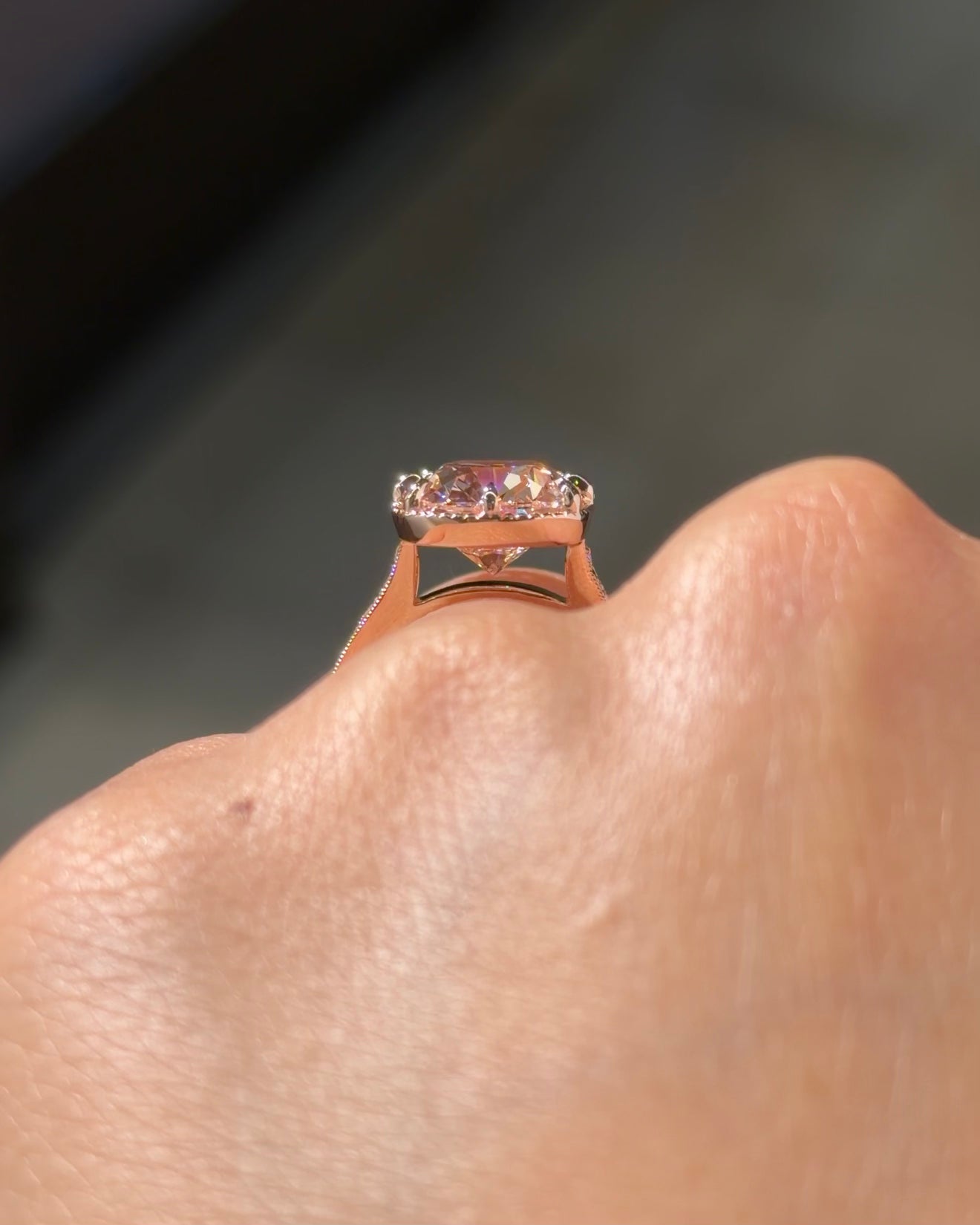 6.77ct FIP-VVS2 Cushion Lab Diamond Suki