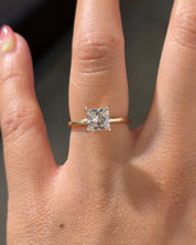 1.50ct E-VVS2 Princess Lab Diamond Leah