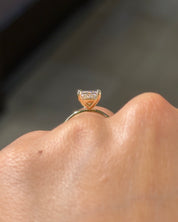 1.50ct E-VVS2 Princess Lab Diamond Leah