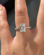 3.00ct F-VS1 Radiant Lab Diamond Rei