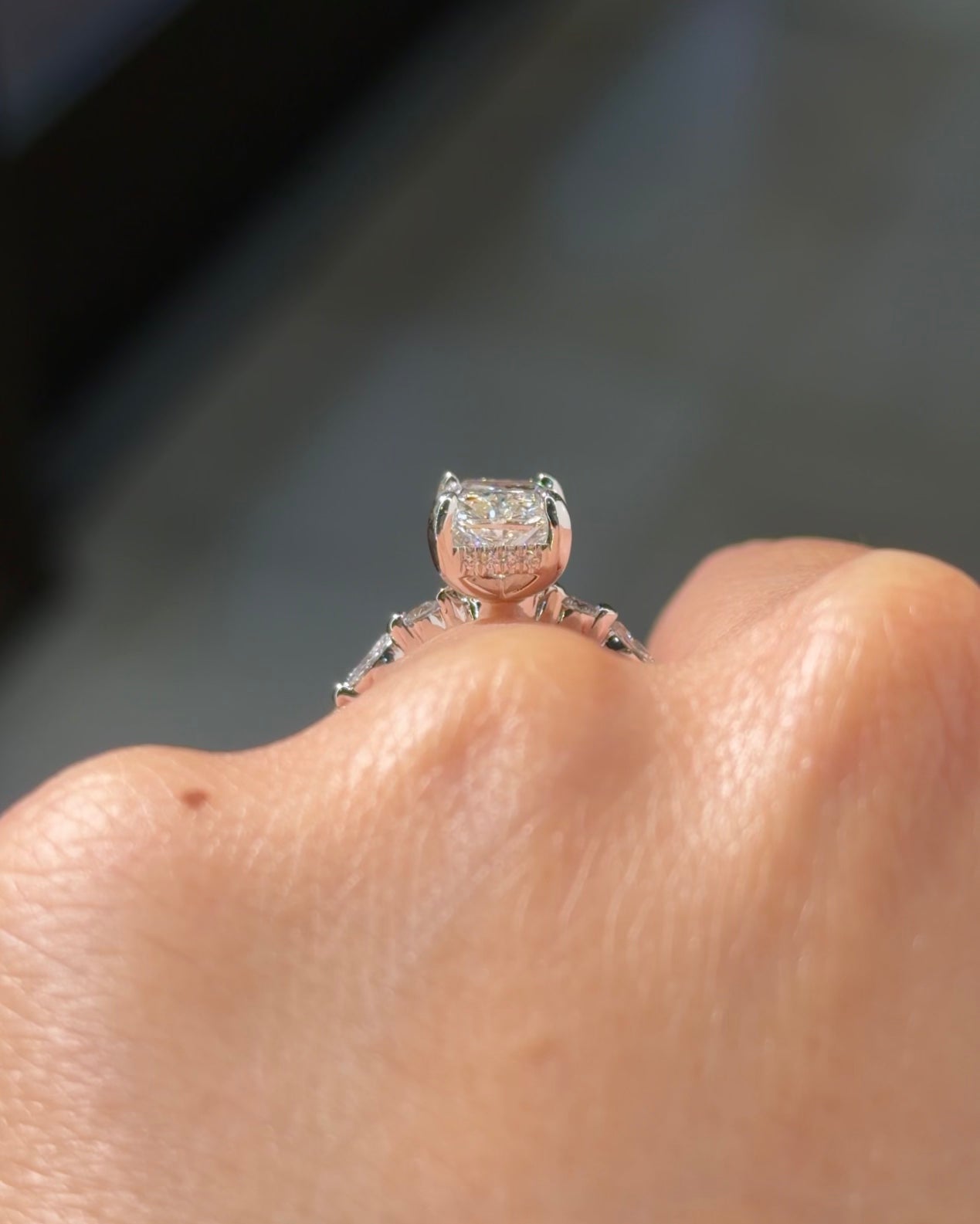 3.00ct F-VS1 Radiant Lab Diamond Rei