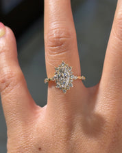1.01ct D-VS1 Marquise Lab Diamond Kaia