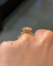 1.01ct D-VS1 Marquise Lab Diamond Kaia