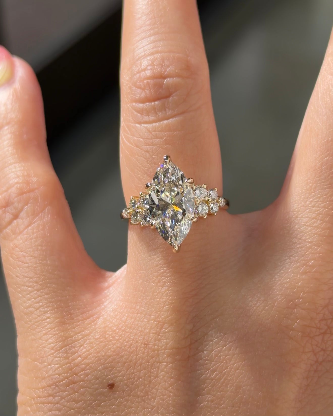 2.99ct D-VVS2 Marquise Lab Diamond Supernova