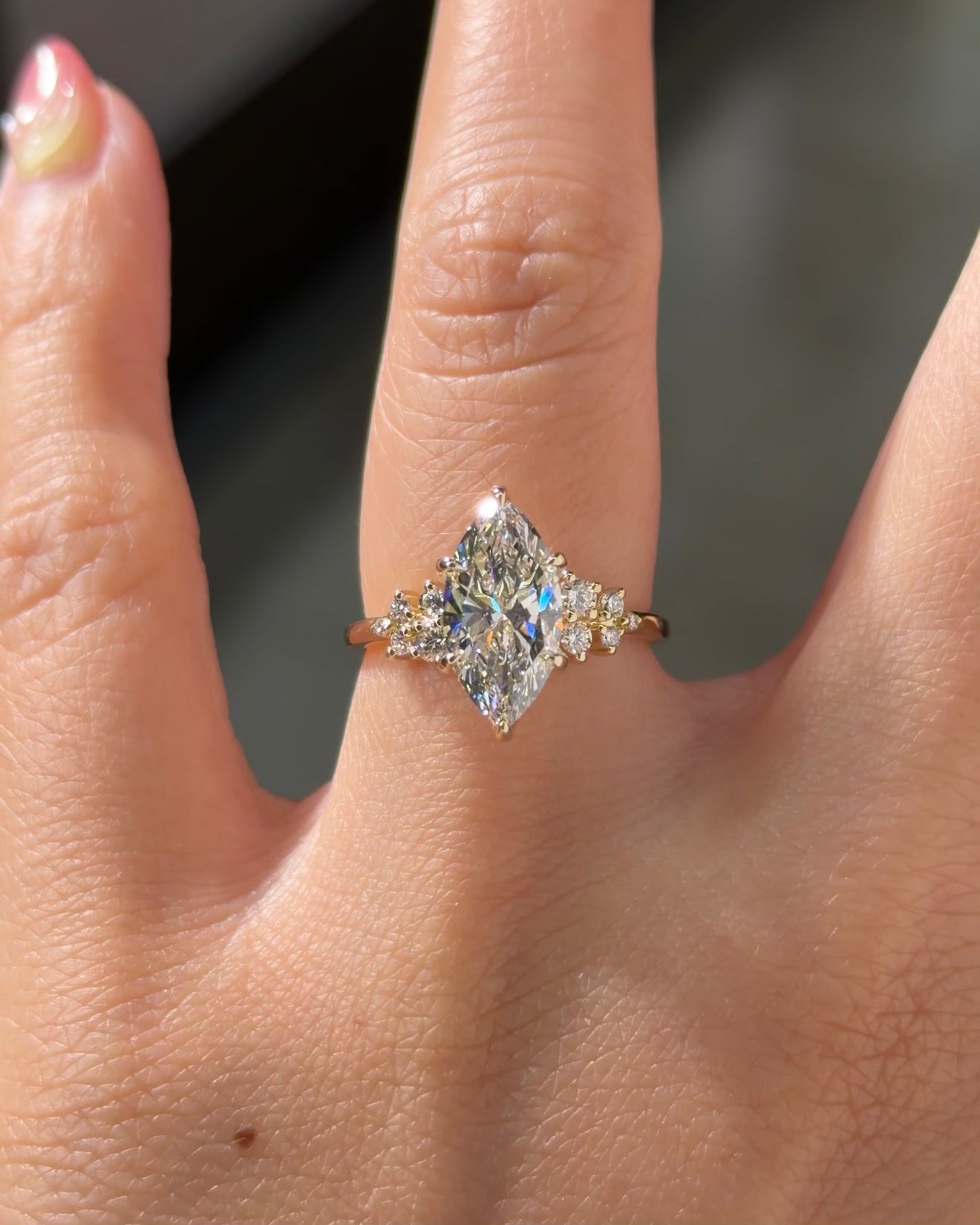 2.01ct E-VVS2 Marquise Lab Diamond Nova