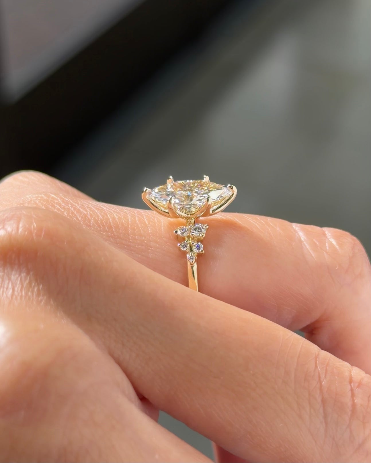 2.01ct E-VVS2 Marquise Lab Diamond Nova